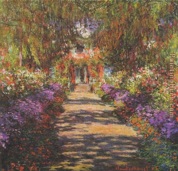 Claude Monet Main Path through the Garden at Giverny
